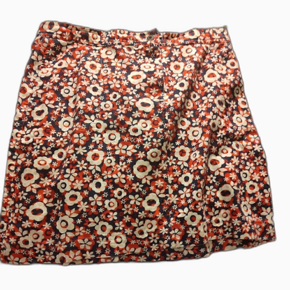 Christopher & Banks floral cotton skirt🎉🎉 will remove soon!!! (221)